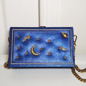 Night Sky Galaxy Box Clutch